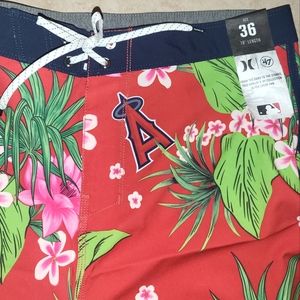 Hurley x '47 Collection Anaheim Angels Trunks 36